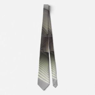 Striking Figure, Modern Abstract Fractal Art Tie
