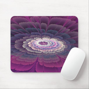 Striking Flower Colourful Abstract Fractal Art Mouse Pad