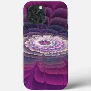 Striking Flower Colourful Abstract Fractal Art Pin iPhone 13 Pro Max Case