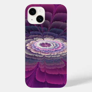 Striking Flower Colourful Abstract Fractal Art Pin Case-Mate iPhone 14 Case
