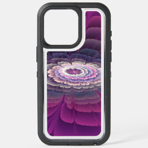 Striking Flower Colourful Abstract Fractal Art Pin iPhone 15 Pro Max Case