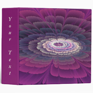 Striking Flower Colourful Abstract Fractal Art Tex Binder