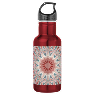 Striking Modern Kaleidoscope Mandala Fractal Art 532 Ml Water Bottle