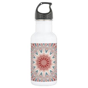 Striking Modern Kaleidoscope Mandala Fractal Art 532 Ml Water Bottle