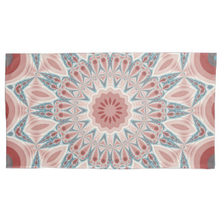 Striking Modern Kaleidoscope Mandala Fractal Art Pillowcase