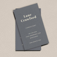 Striking Modern Minimalist Dusty Blue Ivory