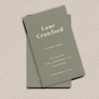 Striking Modern Minimalist Ivory Greenery