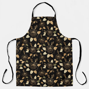 Striking rose and bud composition  apron