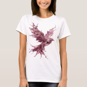 Striking Silver ABSTRACT ART Fashion Print T-Shirt