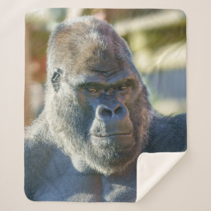 Striking Silverback Fleece Blanket