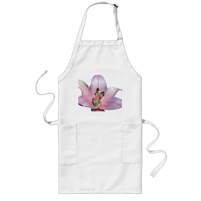Striking Tiger Lily Long Apron (Front)