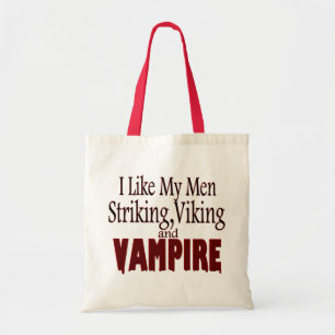 Striking Viking Vampires Tote Bag