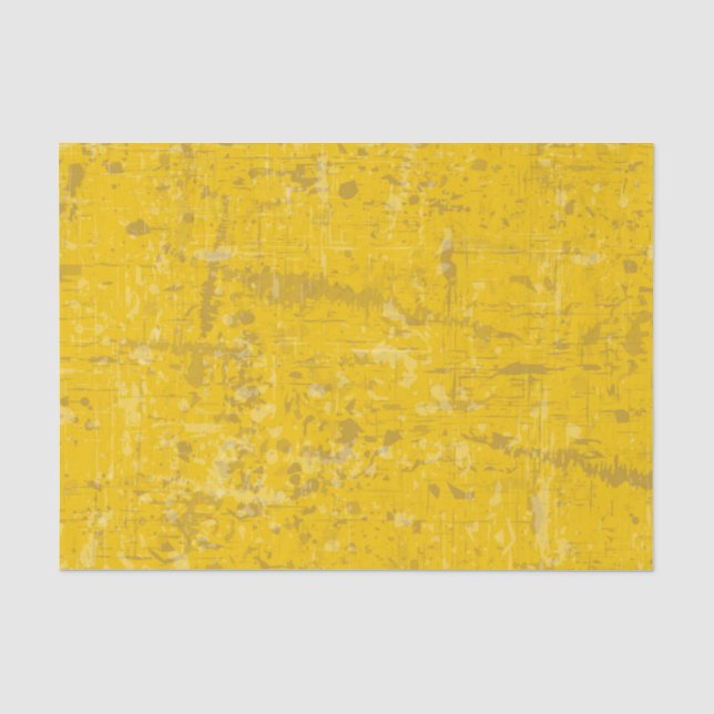 Striking Yellow Abstract Painter Art Lover Tissue Paper (Front)