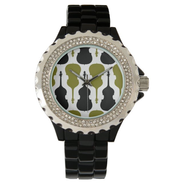 String Bass Pattern Watch (Front)
