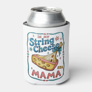 String Cheese Mama Era Funny Mom Trendy Motherhood Can Cooler