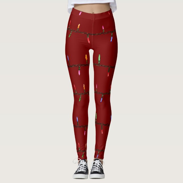String light stripes leggings (Front)