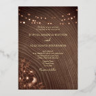 String Lights and Barn Wood Wedding Gold