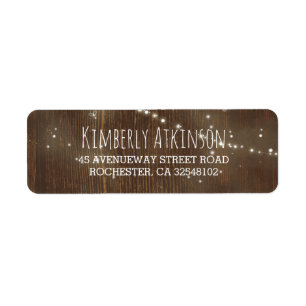String Lights Barn Wood Rustic