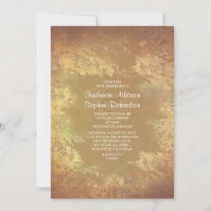 String Lights & Branches Rustic Wedding Invites