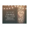 String lights carved heart rustic save the date