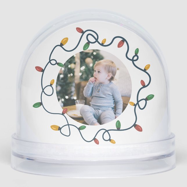 String Lights Custom Photo Baby 1st Christmas (Avant)