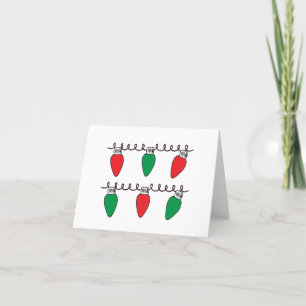 String Lights Drawing Christmas Light Bulb Drawing Thank You Card