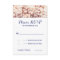 String lights glitz wedding RSVP cards