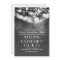 String lights grey elegant wedding invites