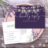 String Lights Purple Song Request RSVP