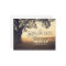 String lights tree romantic save the date postcard