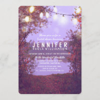 String Lights Waterfront Rustic Bridal Shower