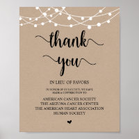 String Lights, Wedding Donation, Contribution