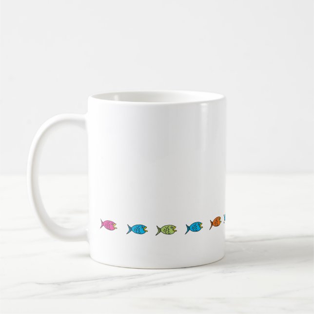 String of Fish Coffee Mug (Left)
