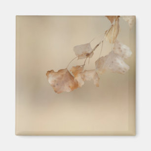 string of golden leaves magnet