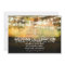 string of lights rustic wedding invitation