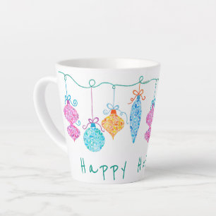 String Ornaments Latte Mug