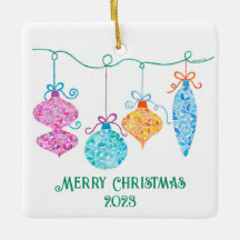 String Ornaments Tree Ornament
