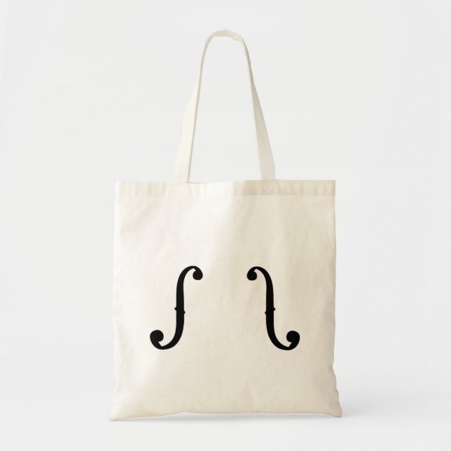 String player f-hole tote bag (Front)