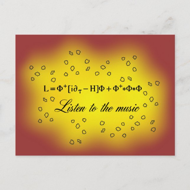 String theory postcard (Front)
