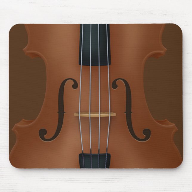 Stringed Instrument Cello Violin Viola Detail Mouse Pad (Front)