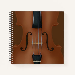 Stringed Instrument Cello Violin Viola Detail Notebook