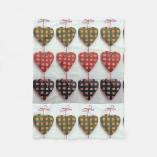 *STRINGS OF HEARTS* CHRISTMAS BLANKET