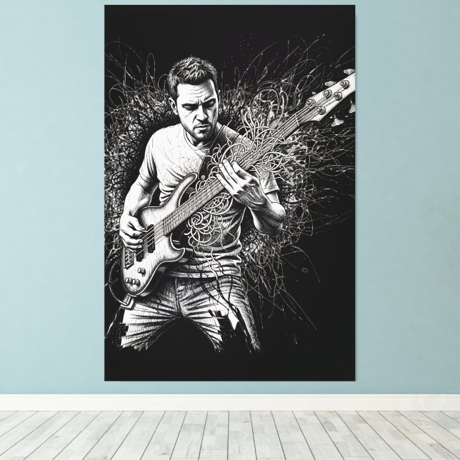 Strings of Passion Canvas Print (Insitu(Wood Floor))