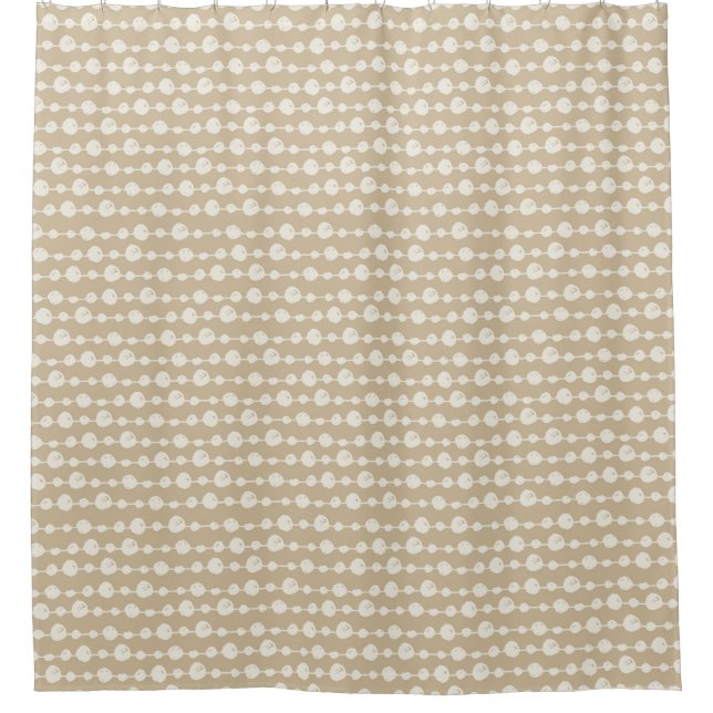 Strings of Pearls Shower Curtain (Front)