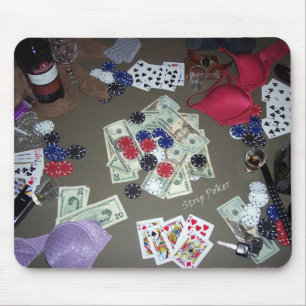 Strip Poker Mouse Pad
