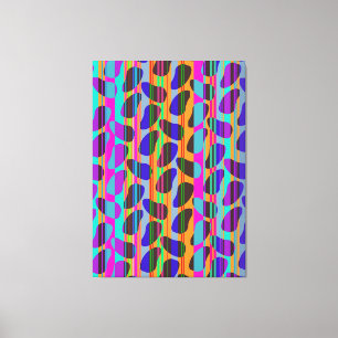 Stripe Beans Canvas Print