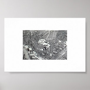 Stripe Cycle Fusion poster