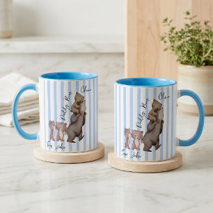 Stripe Daddy Bear Father's Day Gift For Dad Mug