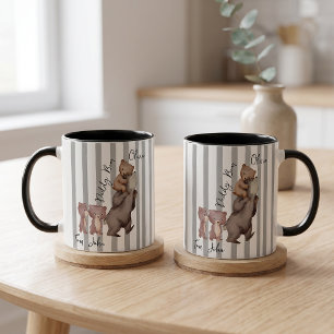 Stripe Daddy Bear Father's Day Gift For Dad Mug
