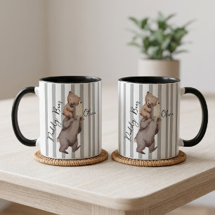 Stripe Daddy Bear Father's Day Gift For Dad Mug
